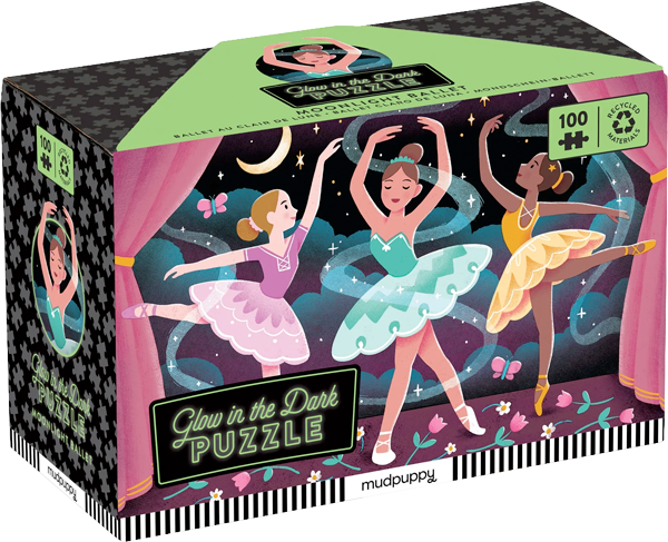 Puzzle Moonlight Ballet (100 piezas) Brilla en la oscuridad