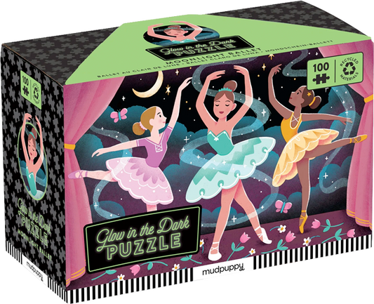 Puzzle Moonlight Ballet (100 piezas) Brilla en la oscuridad