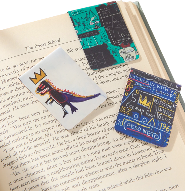 Marcapáginas Basquiat. Set de 3