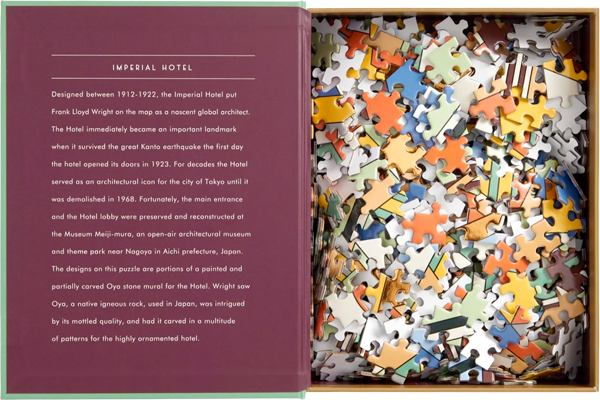 Puzzle Frank Lloyd Wright Imperial Hotel (500 piezas)