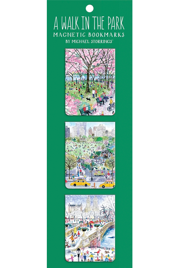 Marcapáginas Michael Storrings Walk in the Park. Set de 3