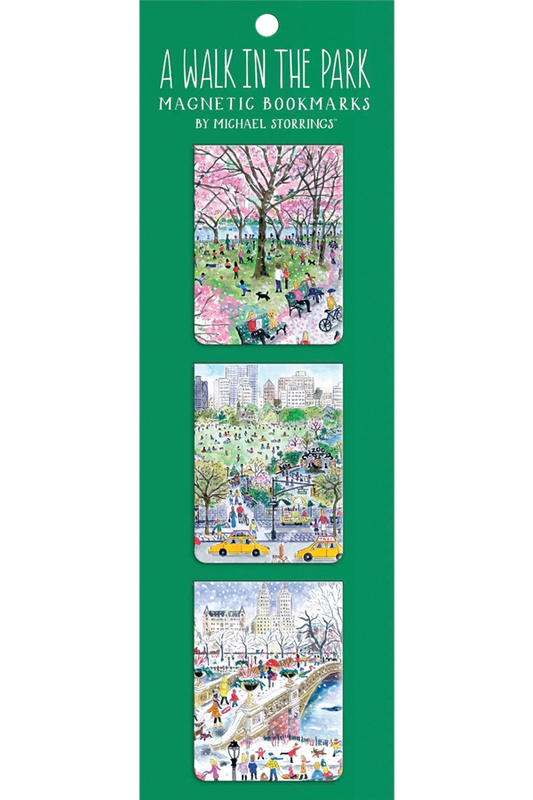 Marcapáginas Michael Storrings Walk in the Park. Set de 3