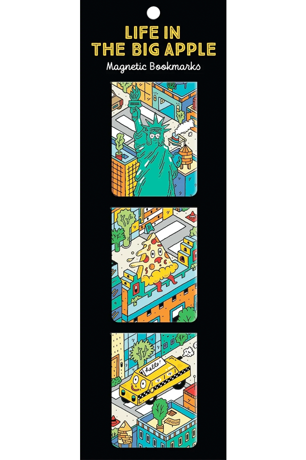 Marcapáginas Life In The Big Apple. Set de 3