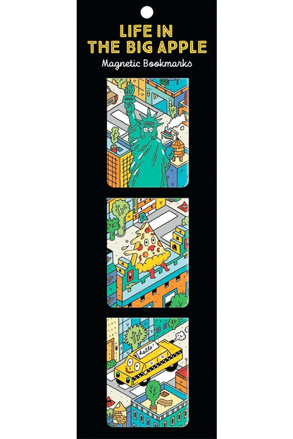 Marcapáginas Life In The Big Apple. Set de 3