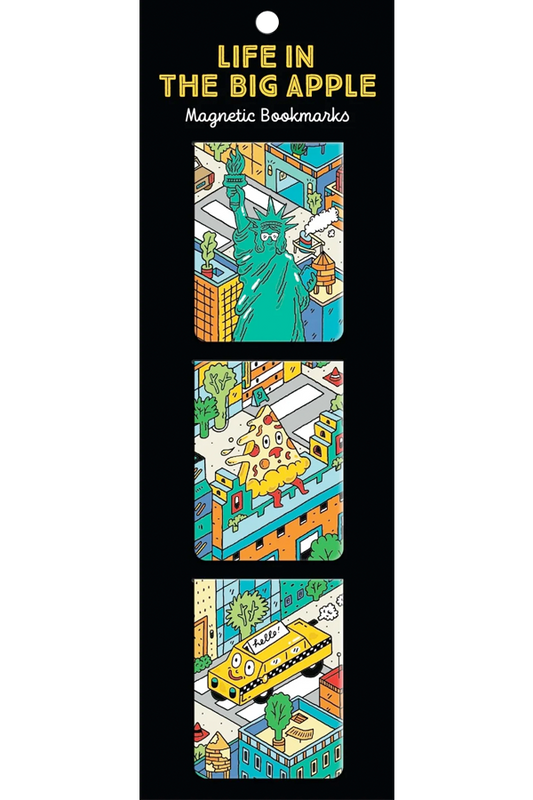 Marcapáginas Life In The Big Apple. Set de 3