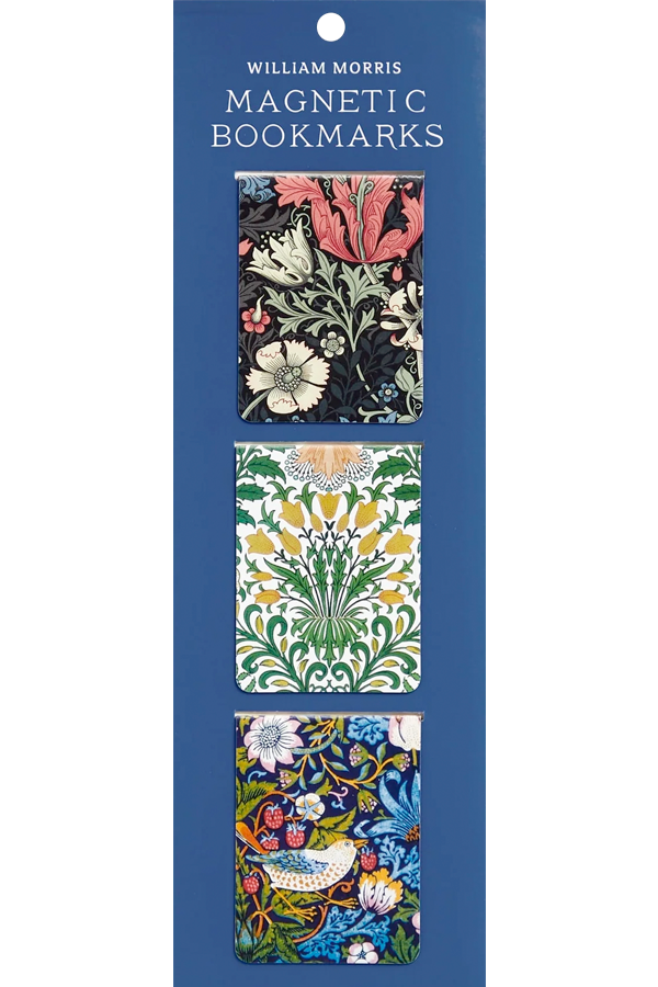 Marcapáginas William Morris. Set de 3