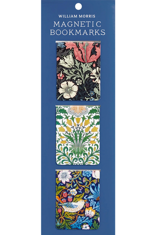 Marcapáginas William Morris. Set de 3
