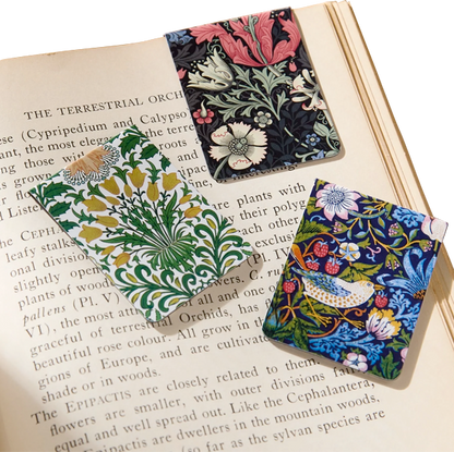 Marcapáginas William Morris. Set de 3