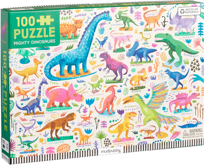 Puzzle Mighty Dinosaurs (100 piezas)