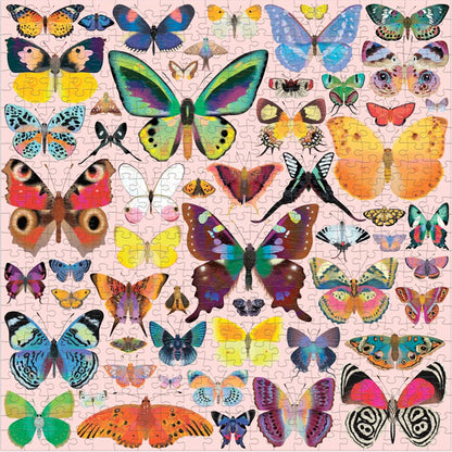 Puzzle Brilliant Butterflies (500 piezas)