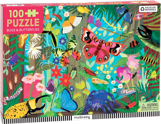 Puzzle Bichos & Mariposas (100 piezas)