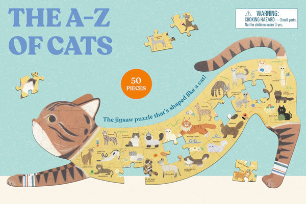 Puzzle The A–Z of Cats (50 piezas)
