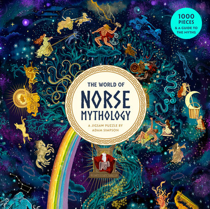 Puzzle The World of Norse Mythology (1000 piezas)