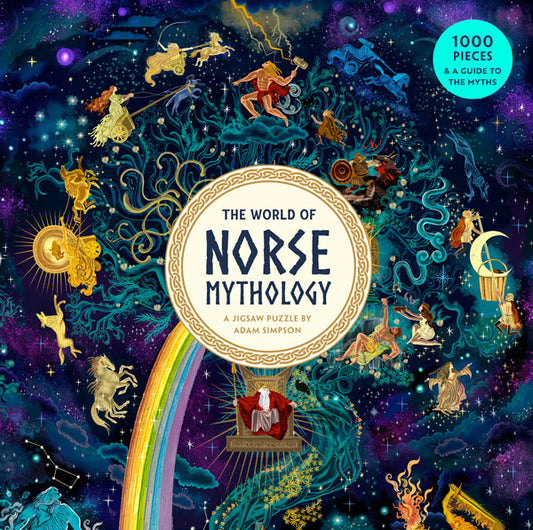 Puzzle The World of Norse Mythology (1000 piezas)