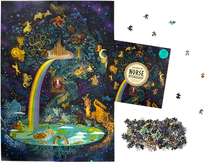 Puzzle The World of Norse Mythology (1000 piezas)