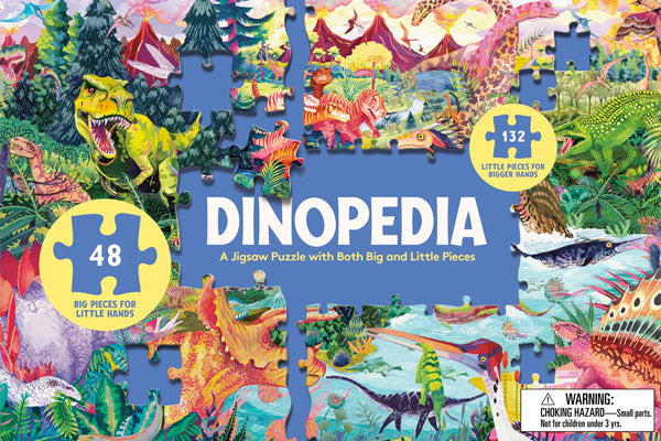 Puzzle Dinopedia (58 piezas: 132+48) – Contrapunto