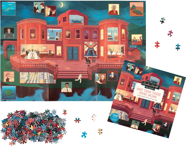 Puzzle The World of Agatha Christie: And Then There Were None (1000 piezas)