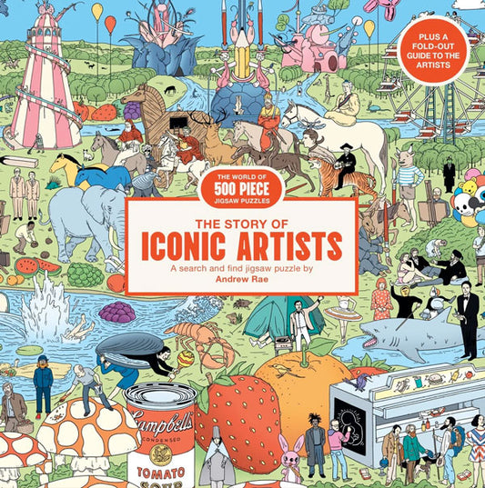 Puzzle The Story of Iconic Artists (500 piezas)