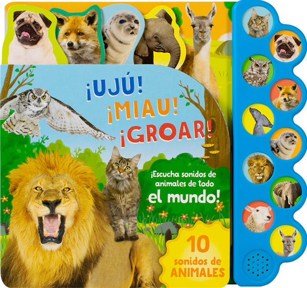 10 Sonidos de animales ¡Ujú! ¡Miau! ¡Groar!