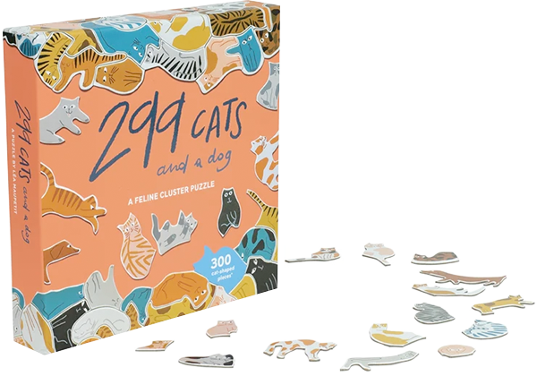 Puzzle 299 Cats (and a dog) (300 piezas)