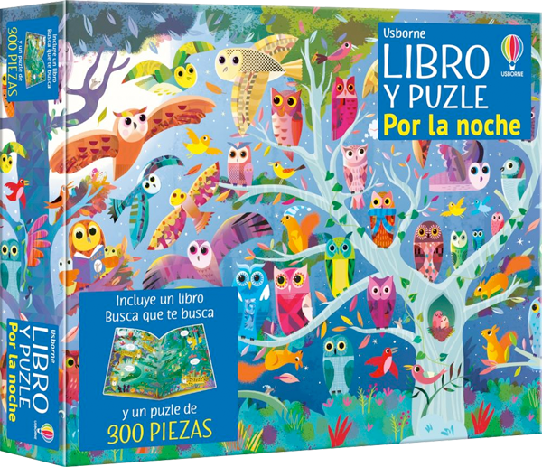 Por la noche. Libro y puzle (300 piezas)