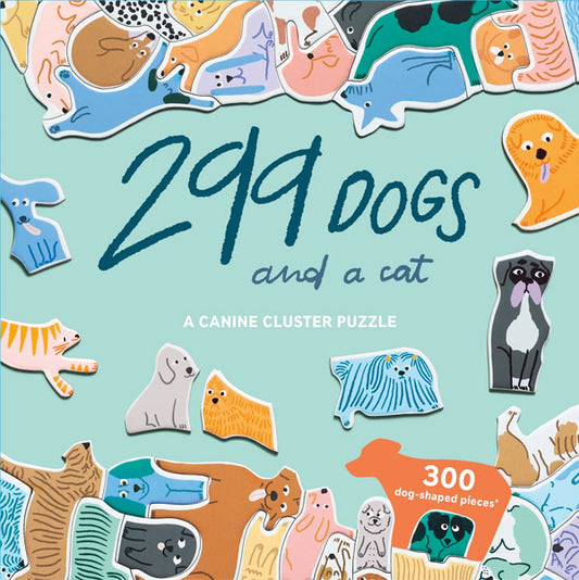 Puzzle 299 Dogs (and a cat) (300 piezas)