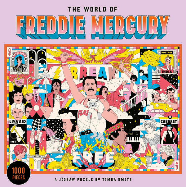 Puzzle The World of Freddie Mercury (1000 piezas)