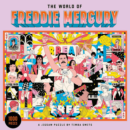 Puzzle The World of Freddie Mercury (1000 piezas)