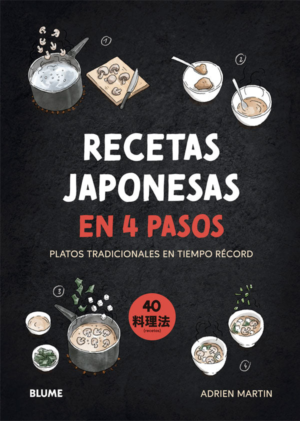 Recetas japonesas en 4 pasos