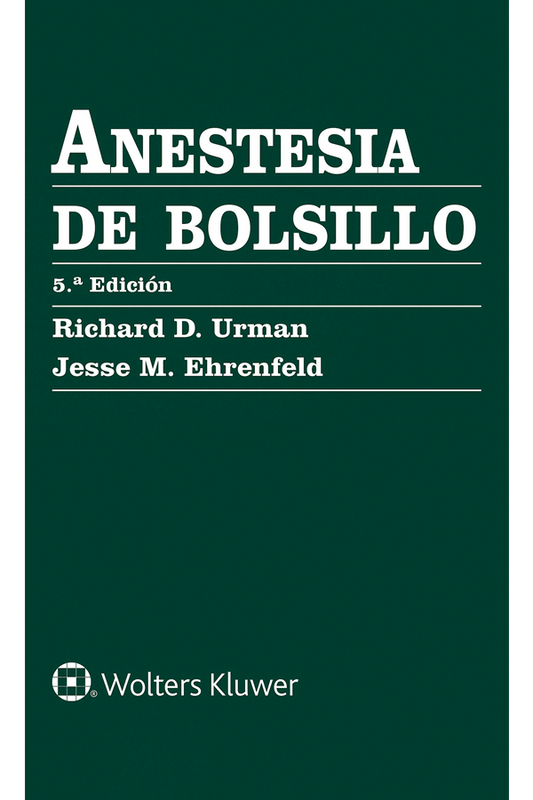 Anestesia de bolsillo 5ª Ed.