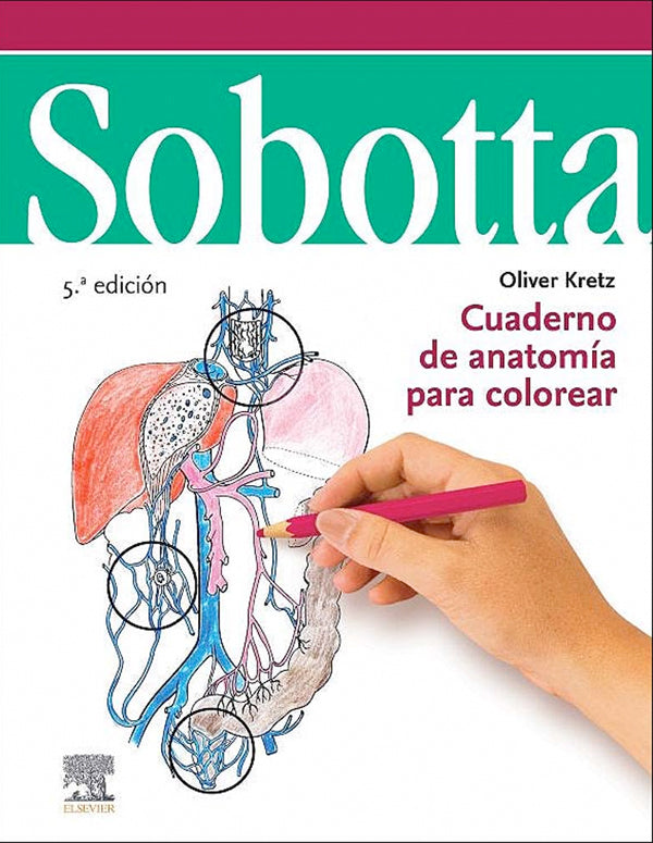 Cuaderno de anatomía para colorear 5ª Ed.