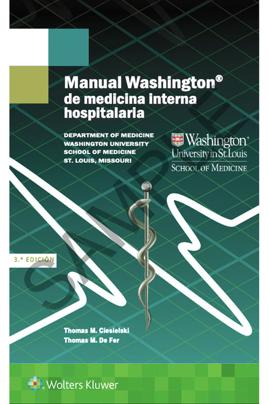 Manual Washington de medicina interna hospitalaria 3ª Ed.