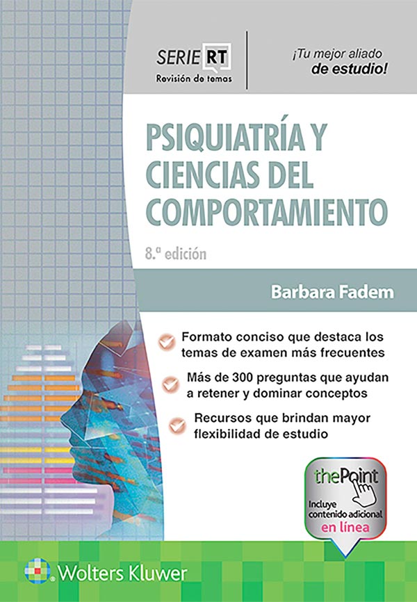 Psiquiatría y ciencia del comportamiento 8ª Ed. Revisión de temas