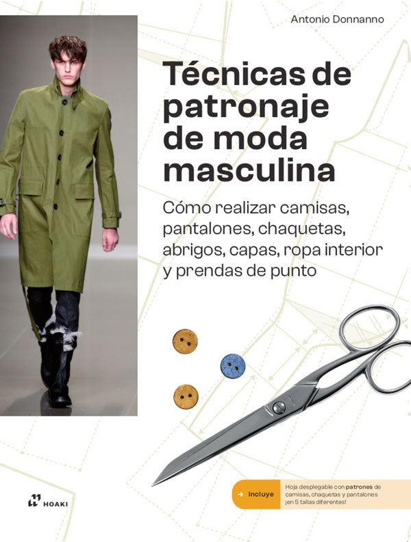 Técnicas de patronaje de moda masculina
