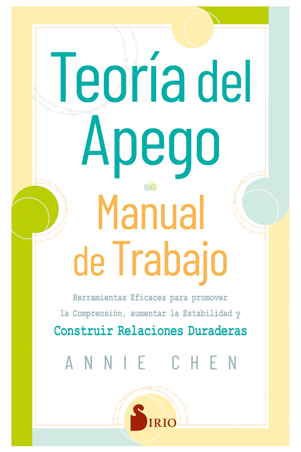 Teoría de apego. Manual de trabajo