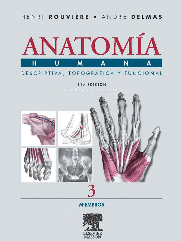 Anatomía humana descriptiva, topográfica y funcional. Tomo 3: Miembros