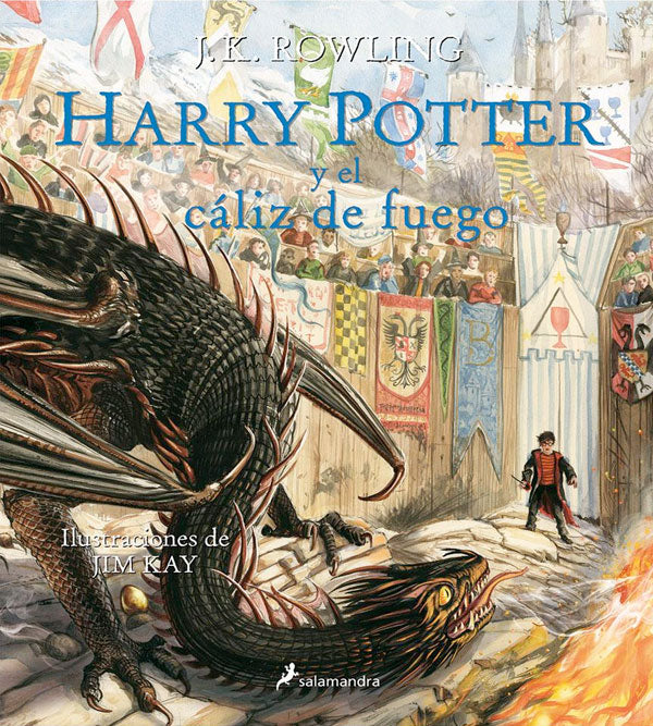 Harry Potter y el cáliz de fuego 4 [Ed. Ilustrada]