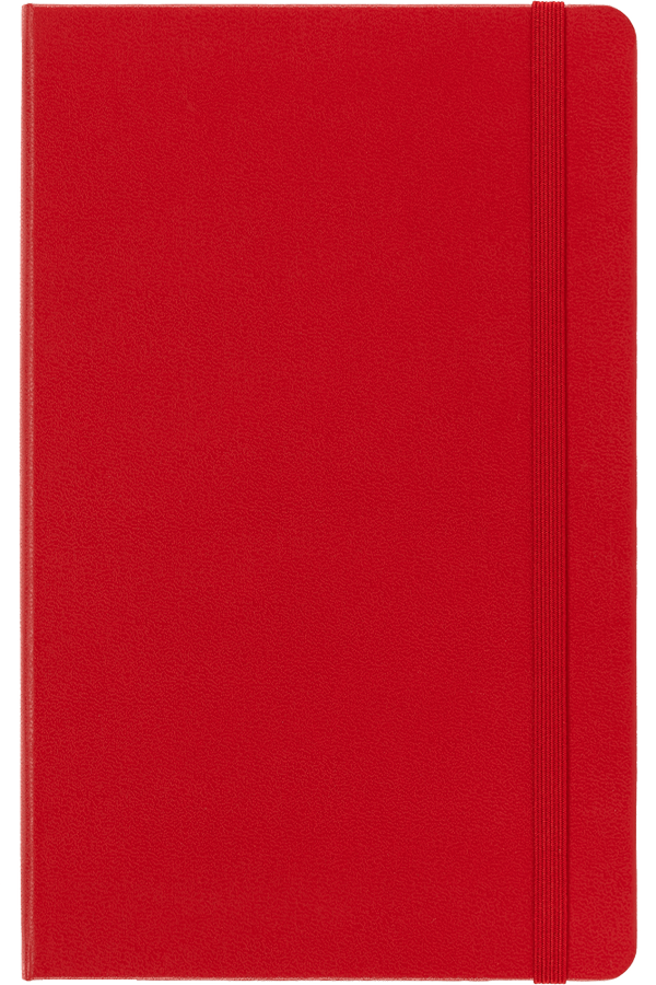 Cuaderno Clásico - Tapa Dura - Large - Rojo escarlata - Lisa