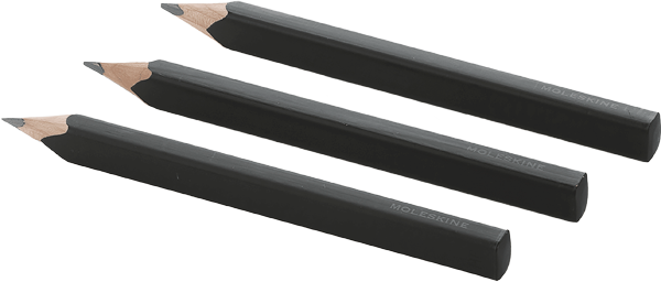 Set de 3 Lápices Moleskine para dibujo