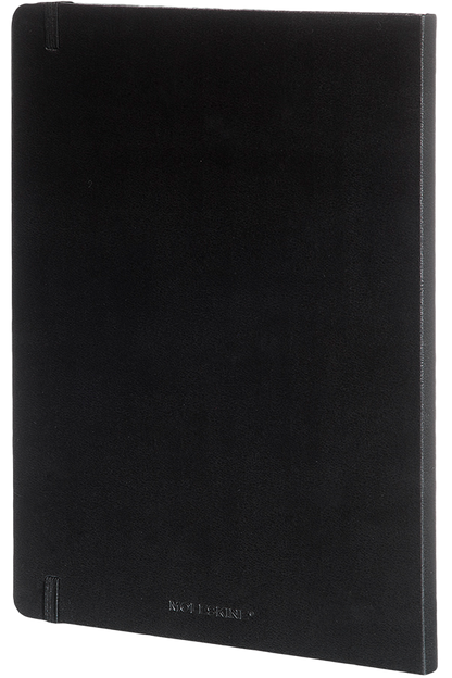 Cuaderno Clásico - Tapa dura - XL - Negro - De rayas