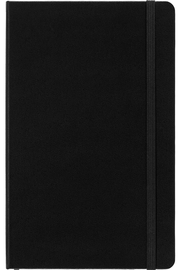 Cuaderno Clásico - Tapa Dura - Large - Negro - Lisa
