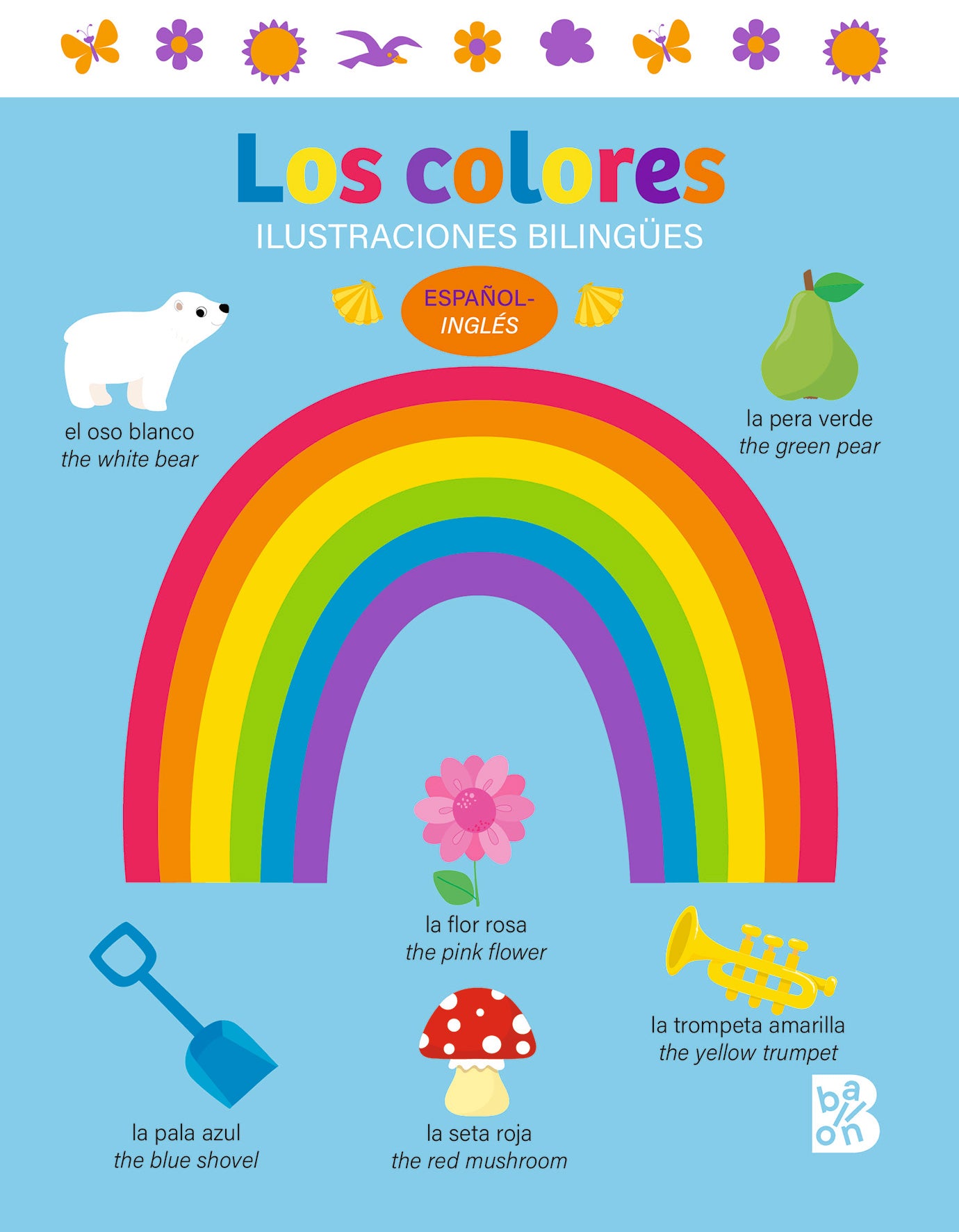 Los colores. Ilustraciones bilingues