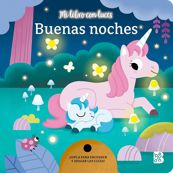 Buenas noches. Mi primer libro con luces