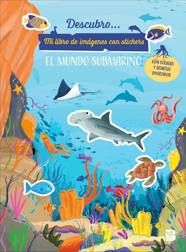 Descubro El mundo submarino. Stickers