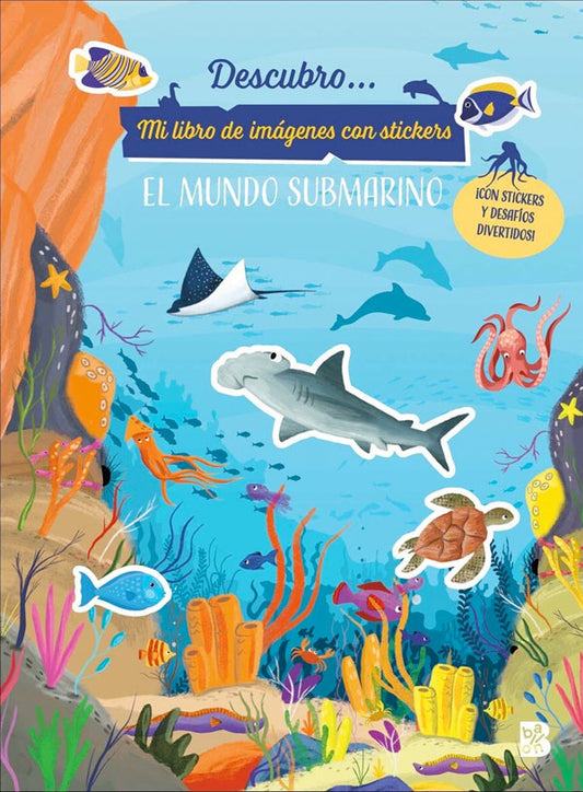 Descubro El mundo submarino. Stickers