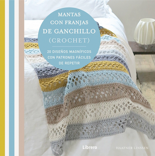 Mantas con franjas de ganchillo (Crochet)