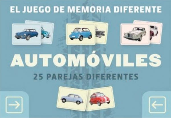 Automoviles. Juego de memoria diferente