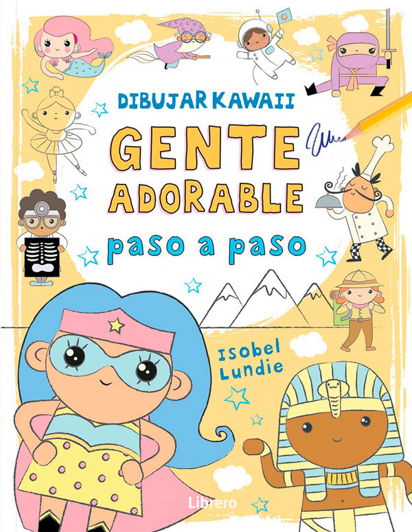 Dibujar kawaii. Gente adorable