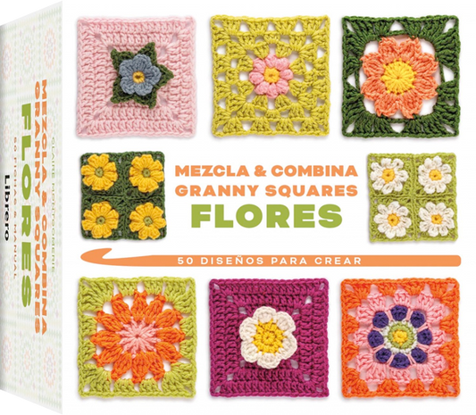 Mezcla & combina Granny squares. Flores