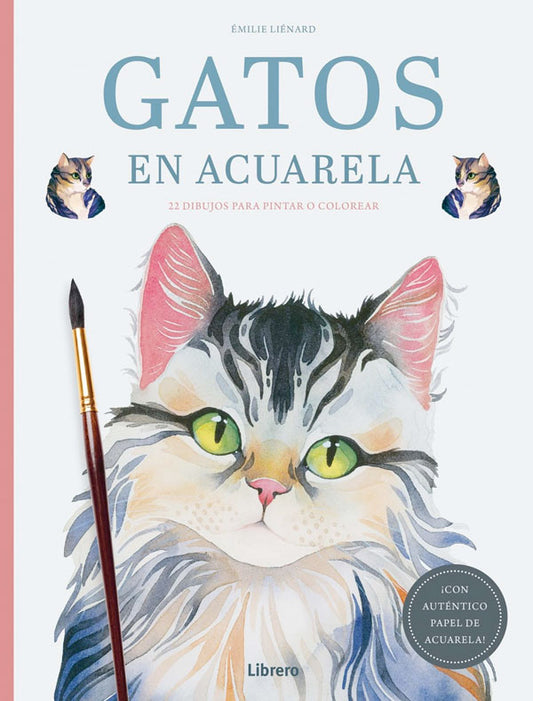 Gatos en acuarela